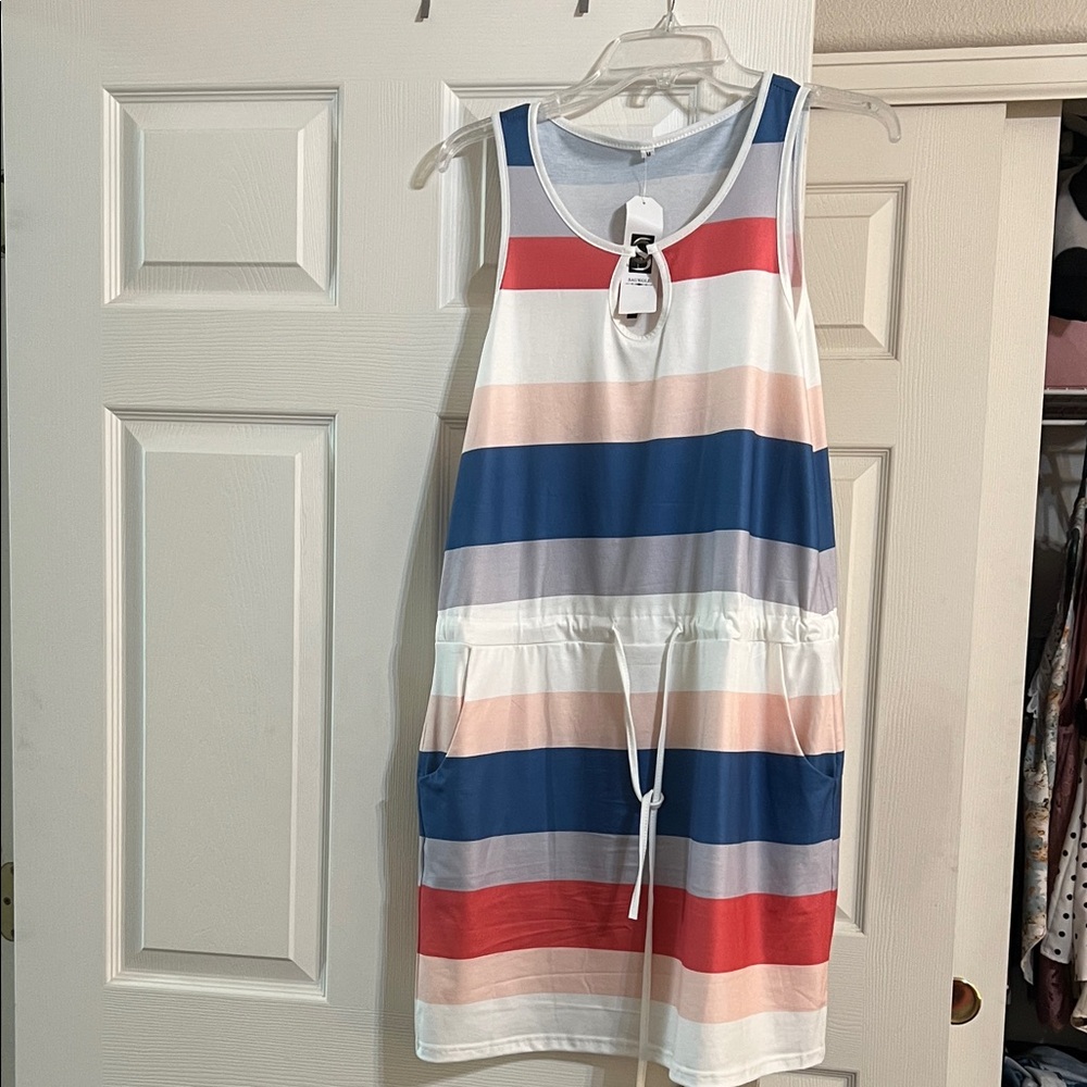 Colorful Striped Dress